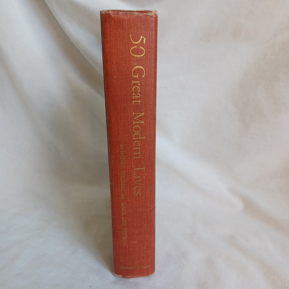 50 Great Modern Lives by Henry Thomas and Dana Lee Thomas 1956 HC (W)